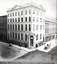 1868 SAN FRANCISCO SACRAMENTO ST. & MONTGOMERY w/DONOHOE,KELLY&CO. BANK~NEGATIVE picture