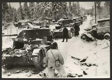 Photo:Finnland's victory,captured tanks,cars,war,1940 picture