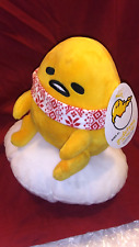 Sanrio Gudetama Winter Scarf Lazy Egg Cuddly Stuffed Plush 9” w/Tag picture
