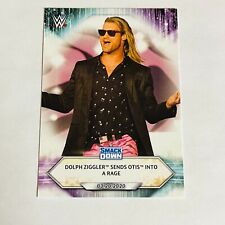 2021 Topps WWE Base Card #40 Dolph Ziggler Sends Otis into A Rage – SmackDown picture