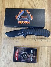 Off Grid Knives Rapid Fire Blackout Hard Use EDC Knife D2 steel Light Carry picture