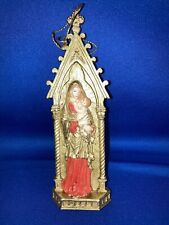 Vintage Silvestri Christmas Tree Ornament Virgin Mary And Child picture