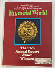 Financial World Magazine Vtg 1976 Rare Ads Revlon Celanese Fertilizer Reports picture