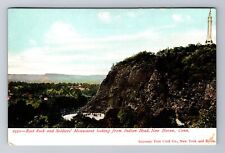 New Haven CT-Connecticut, East Rock, Soldiers Monument, Antique Vintage Postcard picture