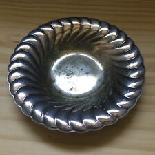 Vintage WM Rogers Waverly 3848 Silver Plate Dish Shallow Bowl Scalloped 6