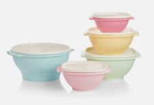 SUPER SALE Tupperware Vintage Servalier Bowl Set GET ALL 5 PIECE'S IN STOCK NOW picture