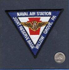 NAS Naval Air Station  JRB WILLOW GROVE PA US Navy USAF Squadron Base Patch picture