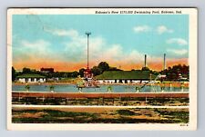 Kokomo IN-Indiana, Kokomo New Swimming Pool, Antique, Vintage c1963 Postcard picture