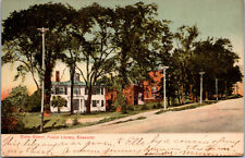 Vtg 1910s State Street Public Library Ellsworth Maine ME Postcard picture