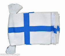 FINLAND 9 METRE BUNTING 30 FLAGS flag Helsinki finnish finn banner picture
