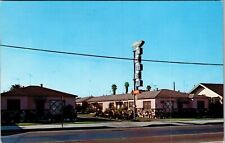 Vtg Bell California CA Stardust Motel 1960s Old Chrome View Postcard picture