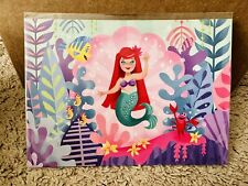 Disney Little Mermaid A Small World Under the Sea Ariel 5x7” Postcard Ann Shen picture