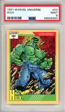 1991 Marvel Universe 53 Hulk  PSA 9 picture