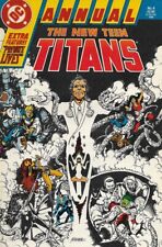 NEW TEEN TITANS (Vol. 2) ANNUAL #4 F, Giant, DC Comics 1988 Stock Image picture
