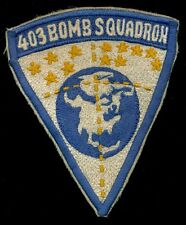 USAF 403rd Bomb Squadron Patch S-10 picture