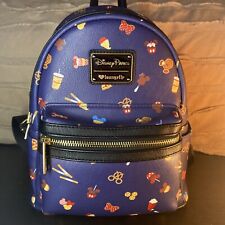 RARE/Limited Release Loungefly Disney Parks Snacks Mini Backpack picture