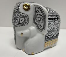 Sri Lanka Mlesna Noritake Lanka Porcelain Elephant Ornament Tea Caddy picture