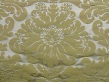 *SOLD OUT* 5.5Y SCALAMANDRE LOMBARDY GW SILK COTTON-GOLD DAMASK MSRP$352 picture
