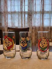 1985 Alvin And The Chipmunks Glasses Set Of 3 picture