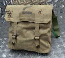Vintage Canvas Pack 1937 Pattern Genuine British Army Khaki Webbing Heavy Use picture
