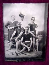 COLLEGE SWIMMERS - Tintype Photo - College - Late 1800 s - Boston  Harvard (?) picture