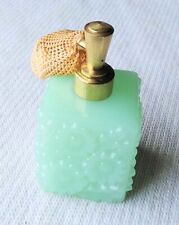 Vintage Green Jade Jadeite Perfume Bottle Atomizer 2