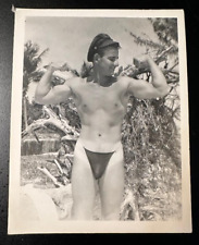 Vintage Male Physique Photo AMG? 4 x 5 Bob Mizer? Bruce of LA? Kovert Hollywood? picture