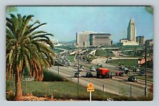 Hollywood CA-California, New Hollywood Freeway Vintage Souvenir Postcard picture