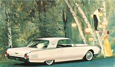 Automotive Advertising Postcard 1961 Thunderbird & Elegant Couple, Unposted Nice picture