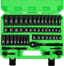  50-Piece Standard SAE (5/16 to 3/4 inch) and Metric (8-22mm) Size, 6 Point picture
