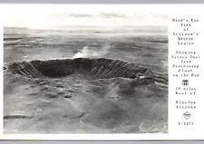 RPPC Postcard Arizona Meteor Crater Near Winslow AZ Roadside Route 66 Unposted picture