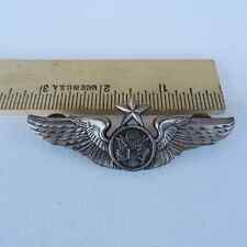 WWII US ARMY AIR CORPS SENIOR AIRCREW WINGS STERLING  FULL SIZE - MEYER picture