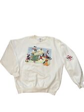 Vintage 1998 Walt Disney Magical Christmas Faire Promotional Sweatshirt Men’s XL picture