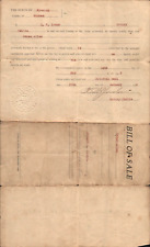 1919 WYOMING - GOSHEN COUNTY antique legal document HEIFERS, CATTLE BILL OF SALE picture