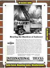 Metal Sign - 1930 International Trucks- 10x14 inches picture
