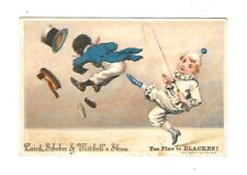 c1880 Trade Card Laird, Schober & Mitchell's Shoes, 