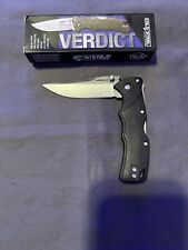Cold Steel Knives Verdict Lockback FL-C3CPSSZ Black GFN Pocket Knife Stainless picture