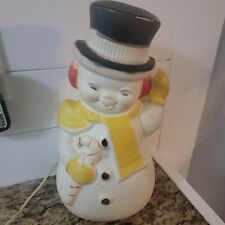 Vintage Blow Mold Snowman 14