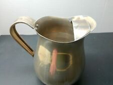 VINTAGE STAINLESS STEEL WATER PITCHER picture
