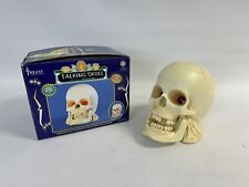 1998 Vintage Telco Talking Skull Halloween Animated Lights Sounds Figure WORKS picture