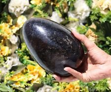 190MM Blue Iolite Egg Cordierite Egg Stone of the Muses Egg Water Sapphire Egg picture