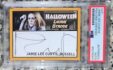 1978 Halloween Jamie Lee Curtis Auto Autograph Cut Custom Card PSA DNA QTY picture