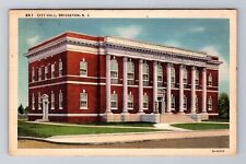 Bridgeton NJ-New Jersey, City Hall, Antique, Vintage c1944 Souvenir Postcard picture