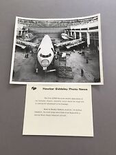 HAWKER SIDDELEY AIRBUS A300B TOULOUSE ASSEMBLY LARGE OFFICIAL PHOTO  picture