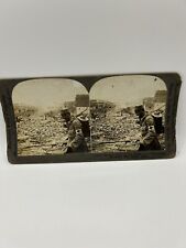 Antique WWI Photos Keystone View Red Cross Sanitary Work Battle Field V18899 picture