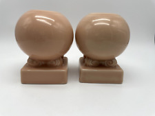 Vintage Fiesta Bulb Candle Holders Apricot Homer Laughlin Candlestick Fiestaware picture