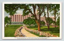 Park Edgewater Gulf Hotel Pool Gulfport Biloxi Mississippi US 90 VTG MS Postcard picture