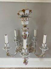 capodimonte italian porcelain chandelier picture