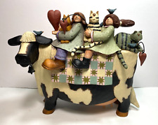 Williraye Studio Loving Friends Large Cow and Friends Figurine WW7670 picture