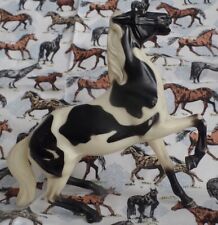 Hartland Vintage Rearing Pinto Paint Indian Pony Mustang Horse Black White  picture